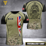 Customized British Soldier 3D Printed Combat Shirt EZMQ010621