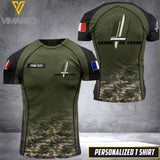 Customized French soldier 3D Printed Combat Shirt EZMQ1604