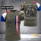 Customized French Soldier 3D Printed Combat Shirt EZMQ210521