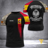 Customized Spanish Soldier 3D Printed Combat Shirt EZMQ1307