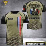 Customized French Soldier 3D Printed Combat Shirt EZMQ020621