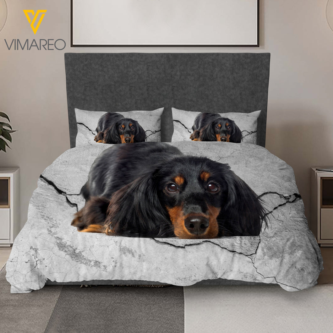 DACHSHUND BEDDING SET NQDT1005