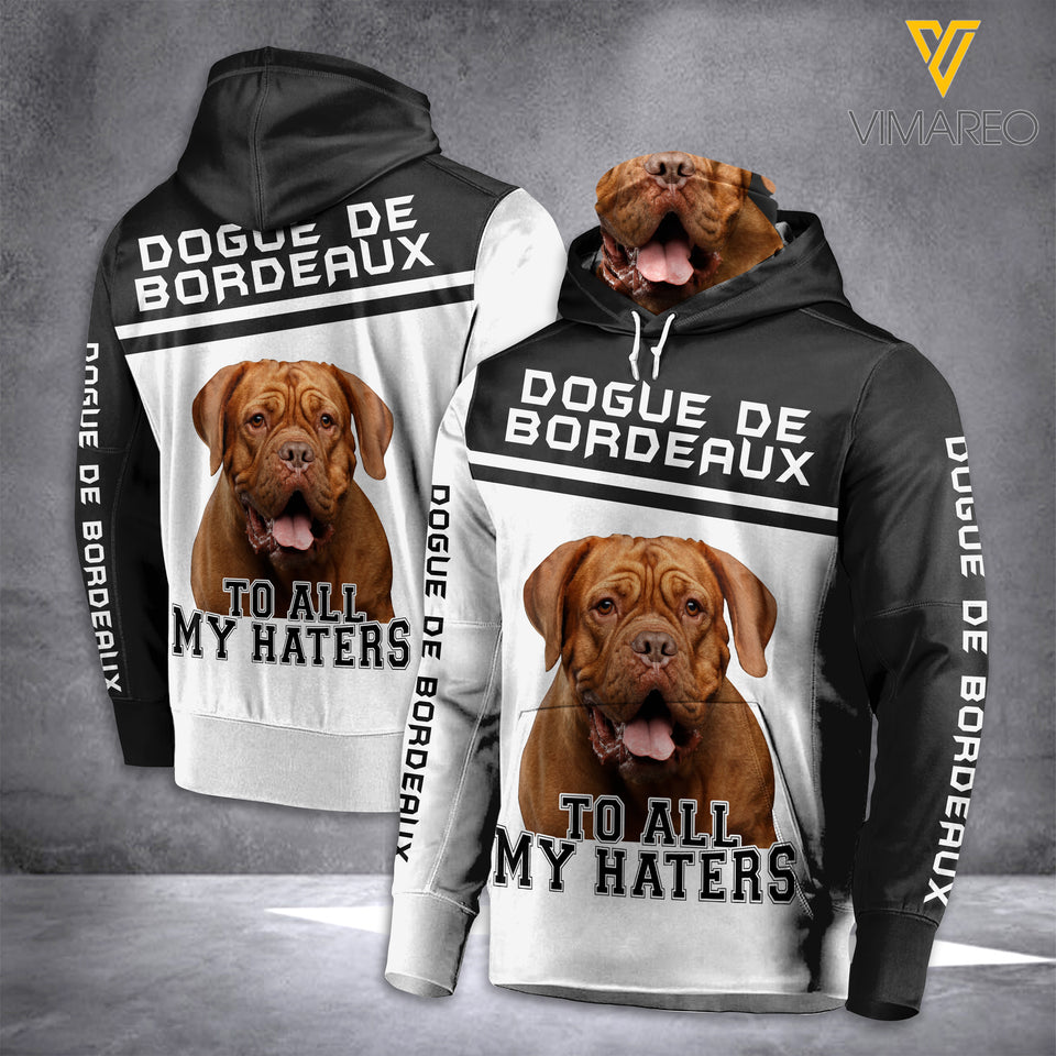 MH DOGUE DE BORDEAUX MASK HOODIE 3D PRINTED FEB-NV22