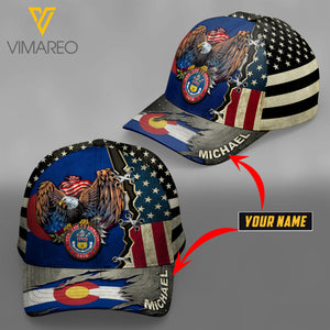 COLORADO CUSTOMIZE Peaked cap 3D TL103 FLAG