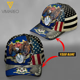 Connecticut CUSTOMIZE Peaked cap 3D TL103 FLAG