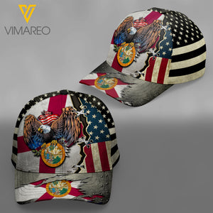 FLORIDA Peaked cap 3D TL103 FLAG