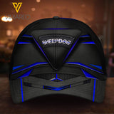Sheepdog Peaked cap 3D NQA