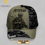 VETERAN CUSTOMIZE PEAKED CAP 3D