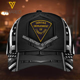 Indiana DOC Blue line Peaked cap 3D dh