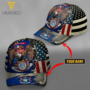 michigan CUSTOMIZE Peaked cap 3D TL103 FLAG