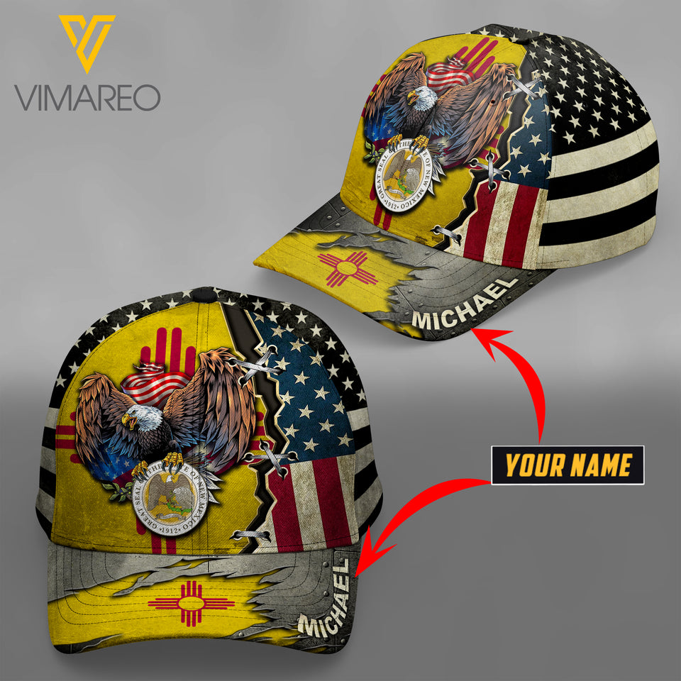new mexico CUSTOMIZE Peaked cap 3D TL103 FLAG