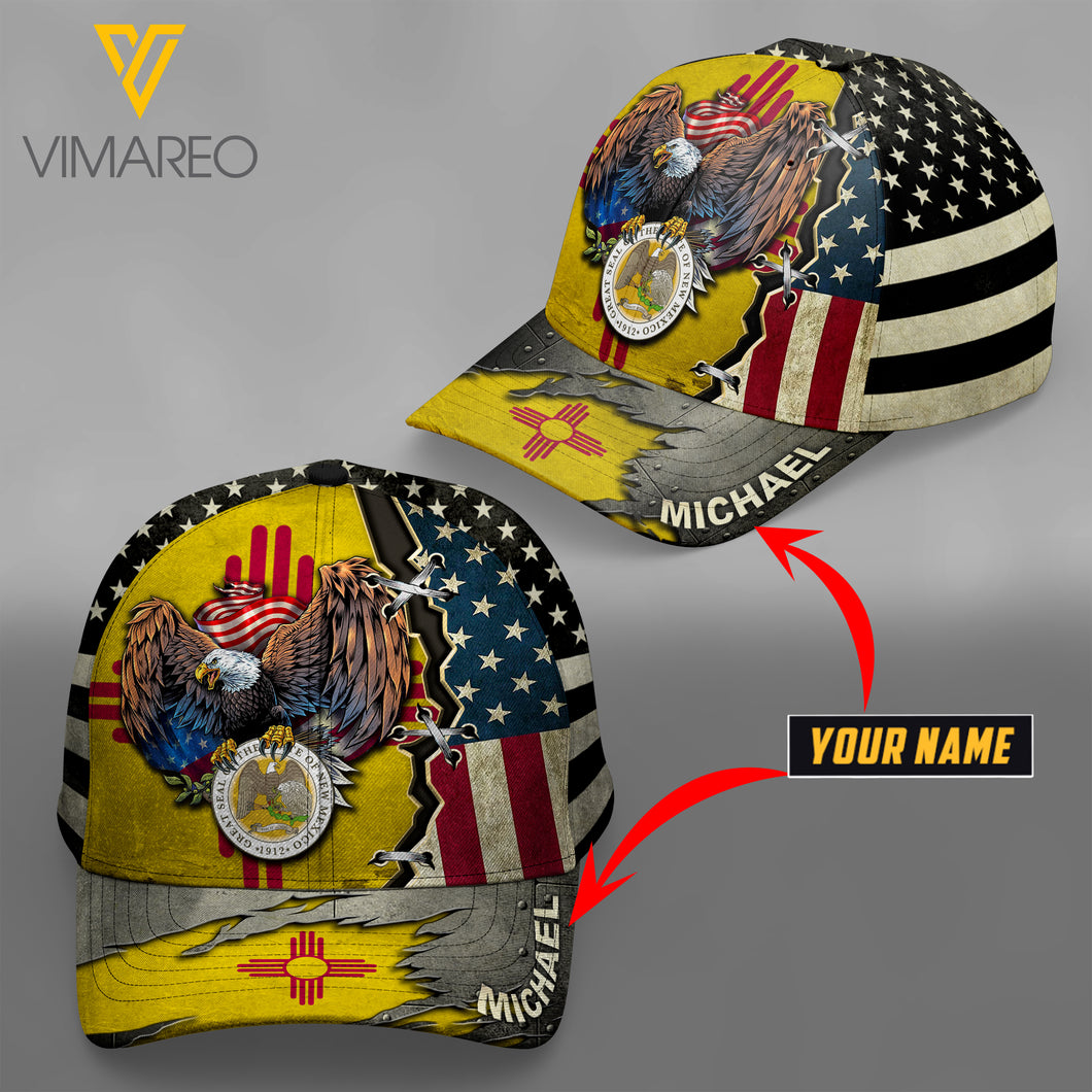 new mexico CUSTOMIZE Peaked cap 3D TL103 FLAG
