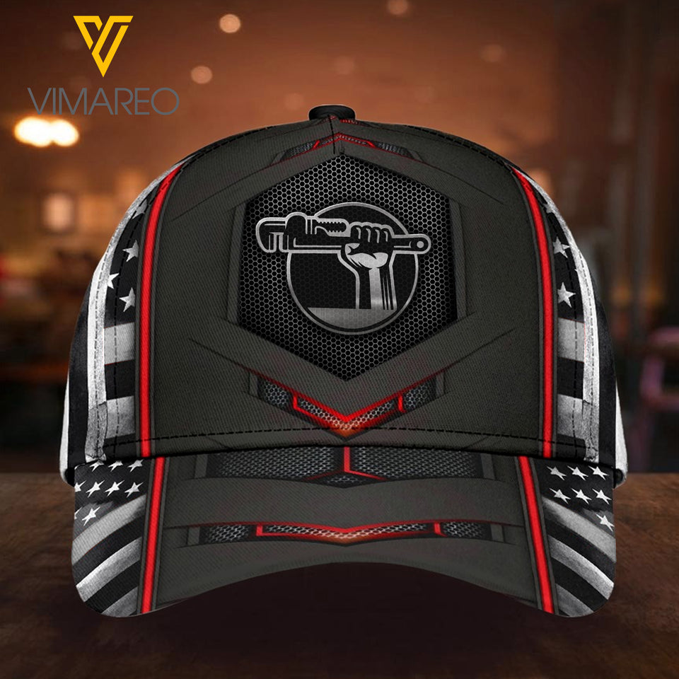 plumber LOGO Peaked cap 3D MTP DONT STOP