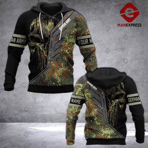 Customized German Soldier 3D Printed Combat Hoodie EZQ1405