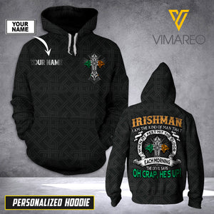 VMAH PERSONALIZED ST.PATRICK'S DAY HOODIE 3D PRINTED MAR-MA04