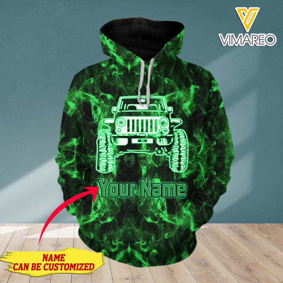 PERSONALIZED JEEP HOODIE 3D PRINTED NEY110A