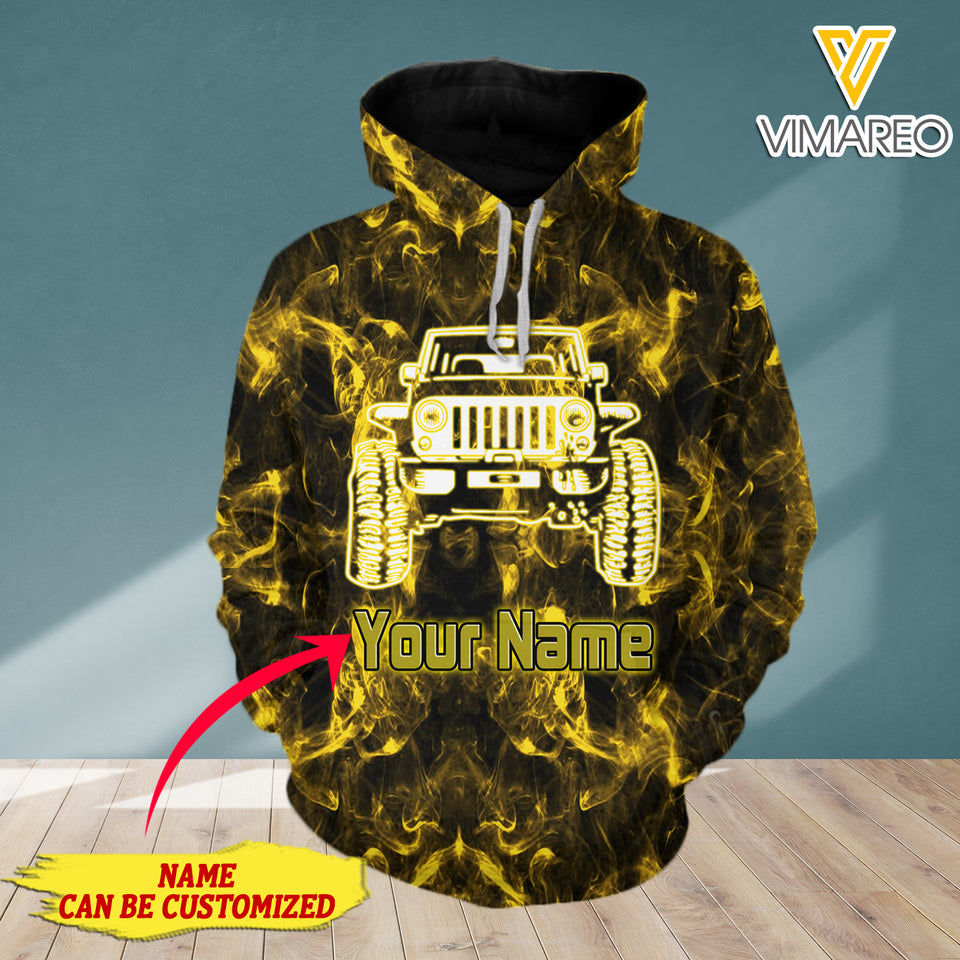 PERSONALIZED JEEP HOODIE 3D PRINTED NEY110A