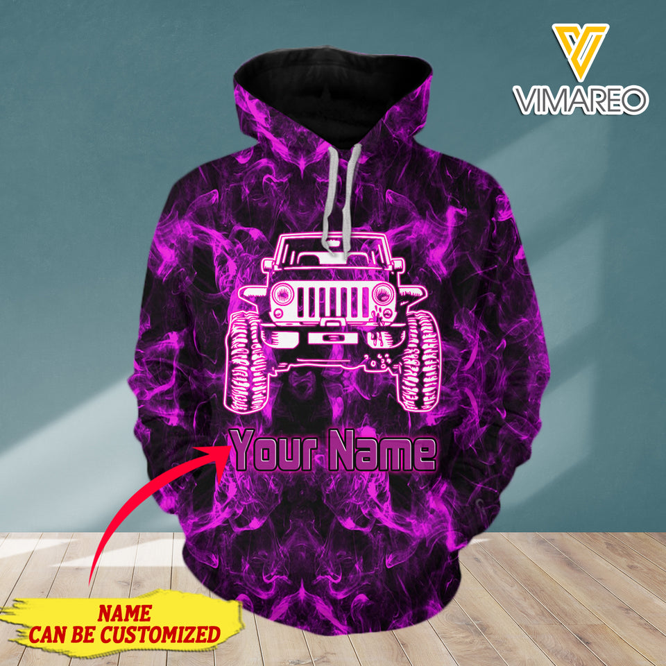 PERSONALIZED JEEP HOODIE 3D PRINTED NEY110A