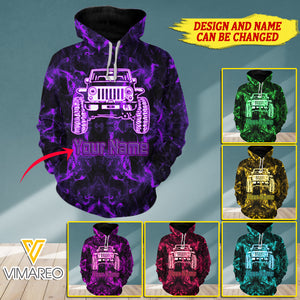 PERSONALIZED JEEP HOODIE 3D PRINTED NEY110A