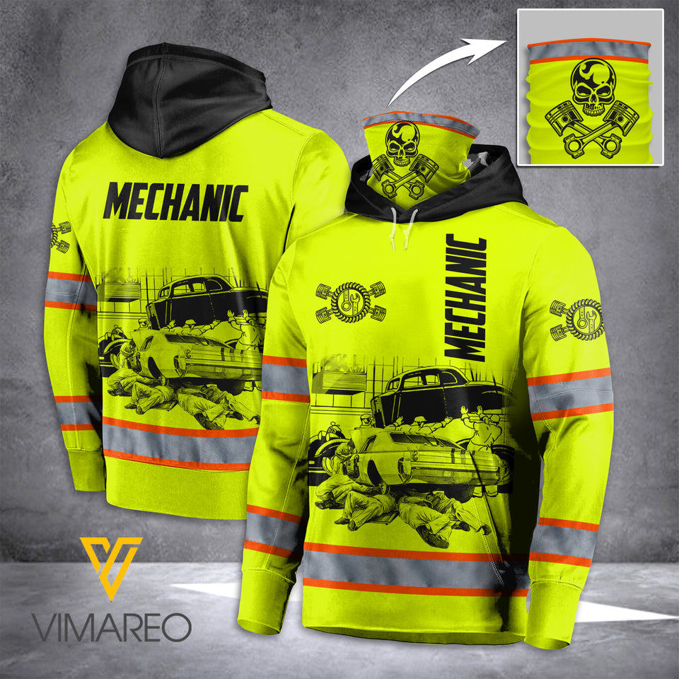 VH MECHANIC mask HOODIE 3D ALL PRINT 2202 TMA