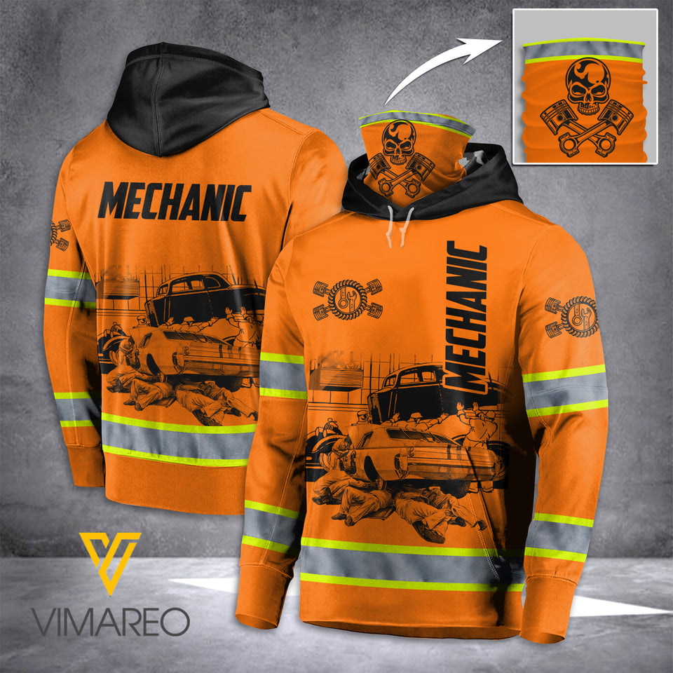 VH MECHANIC mask HOODIE 3D ALL PRINT 2202 TMA