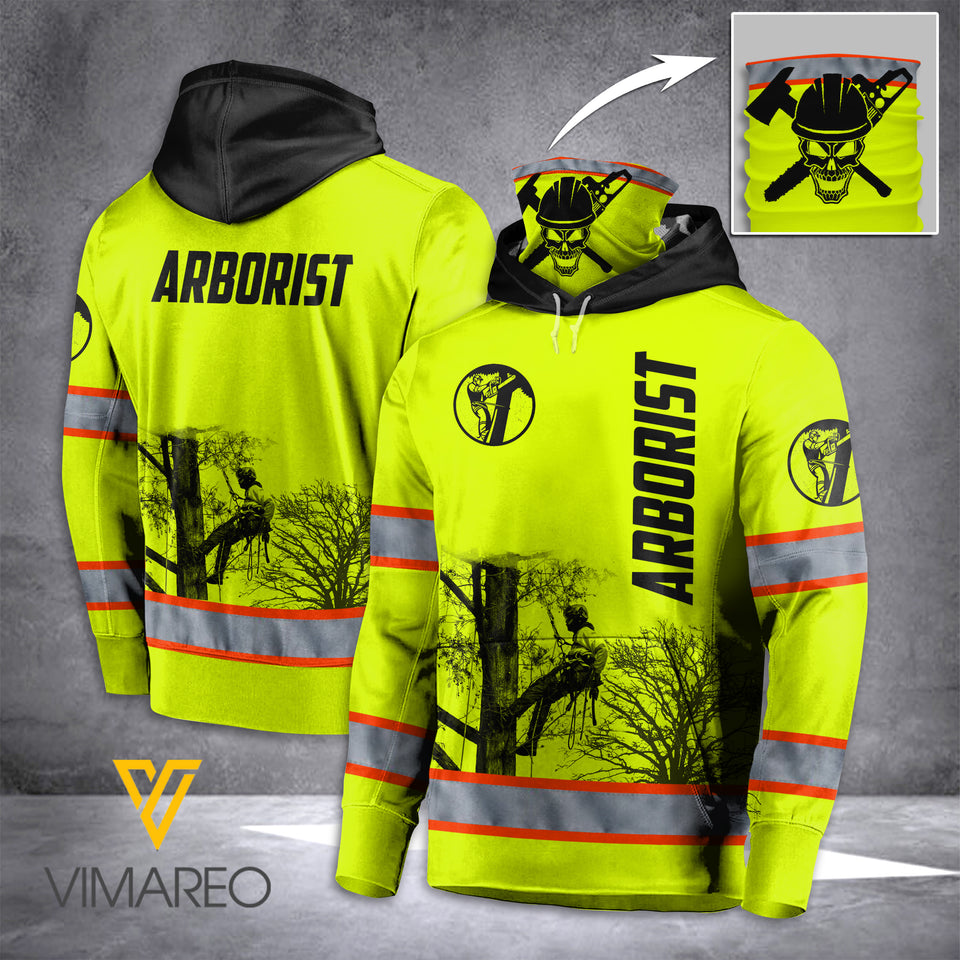 VH Arborist mask HOODIE 3D ALL PRINT 2002 TMA