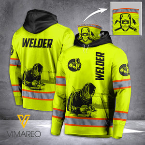 VH Welder mask HOODIE 3D ALL PRINT 2002 TMA