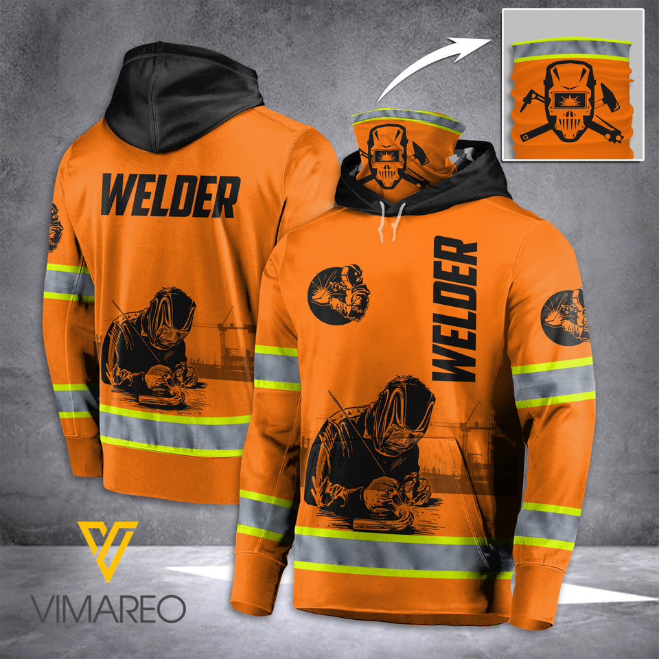 VH Welder mask HOODIE 3D ALL PRINT 2002 TMA