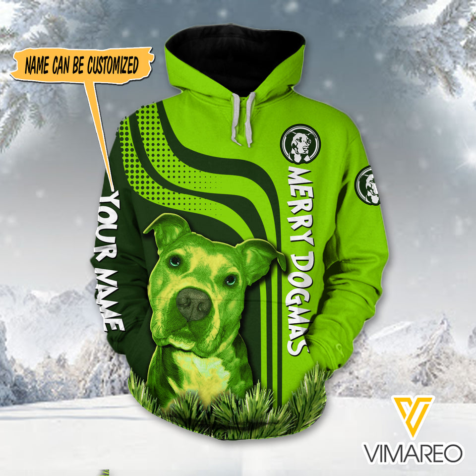 PERSONALIZED PITBULL DOG COMBO HOODIE + LEGGING PRINTED NOV-MA29