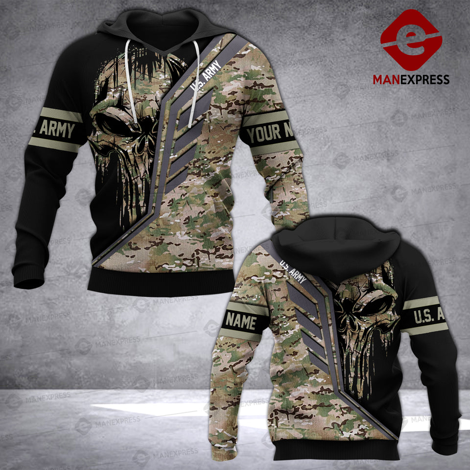 Customized US Soldier 3D Printed Combat Hoodie EZQ1405