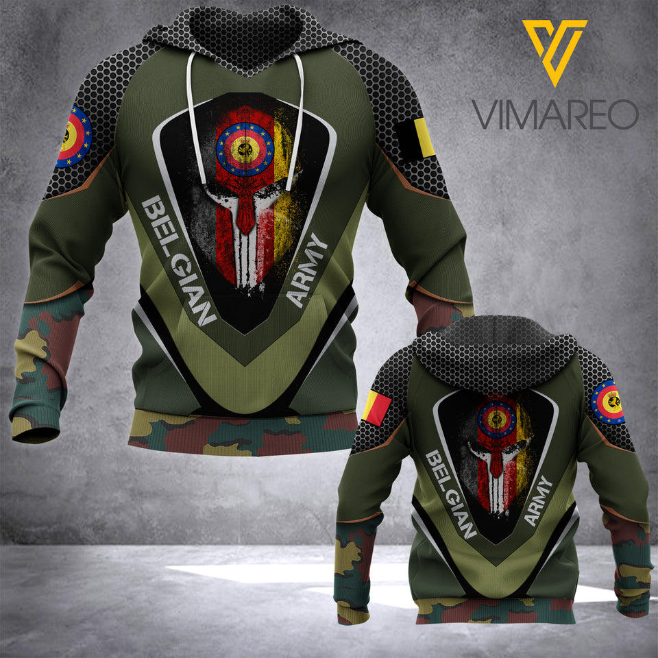 PHN Belgian Army 3D Printed Shirt APR-MA09