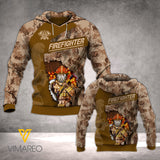 firefighter HOODIE 3D TPM CAMO PATRIOT