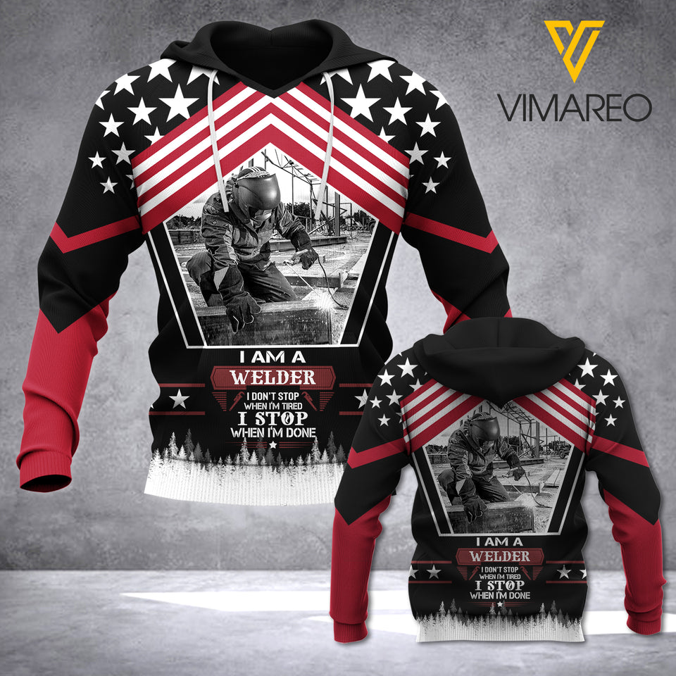 VH Welder hoodie 3d all print 1802 TMA