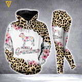 PITBULL DOG GRANDMA COMBO HOODIE + LEGGING 3D ALL PRINT LC