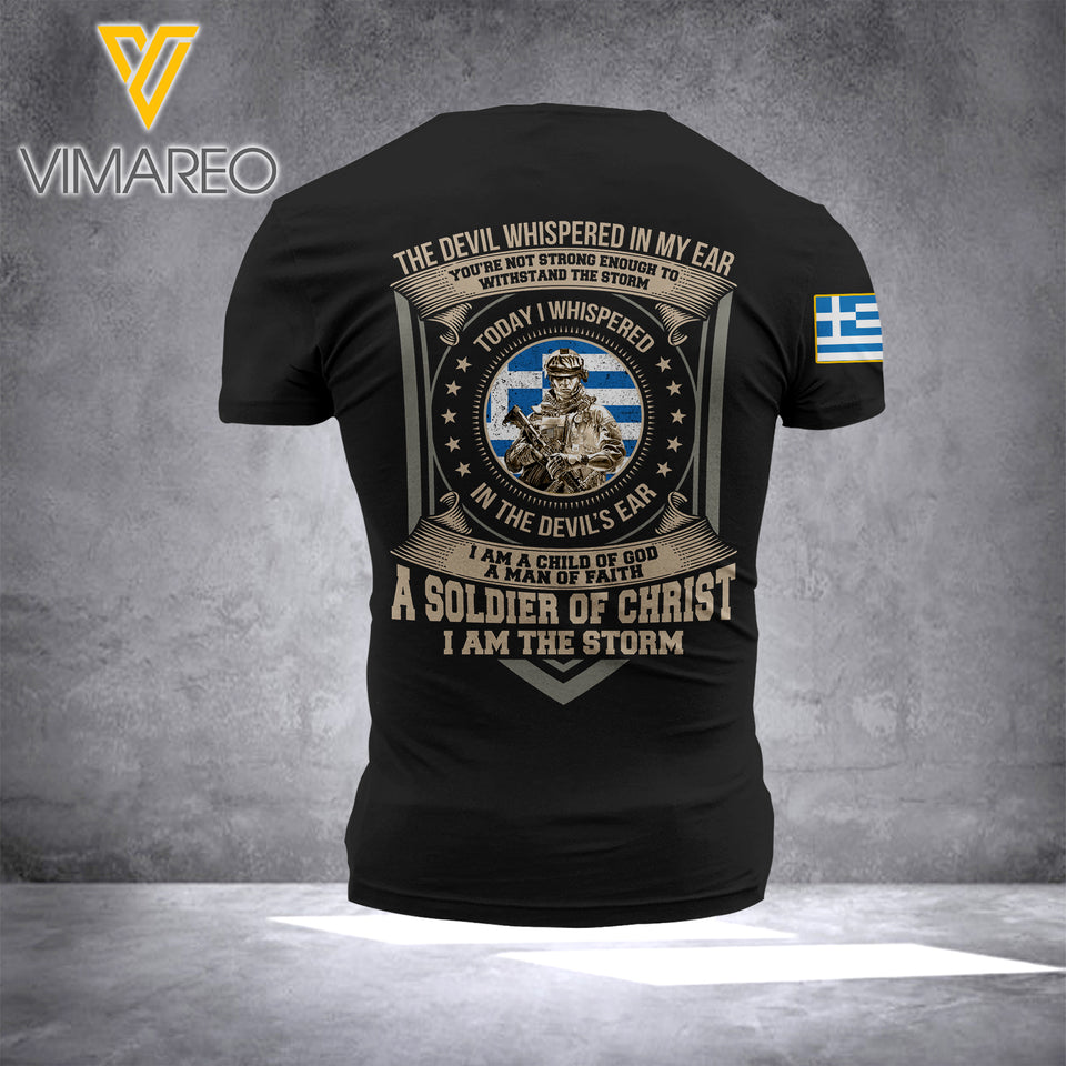 Greece soldier T SHIRT 3D ALL PRINTED 1106MQ