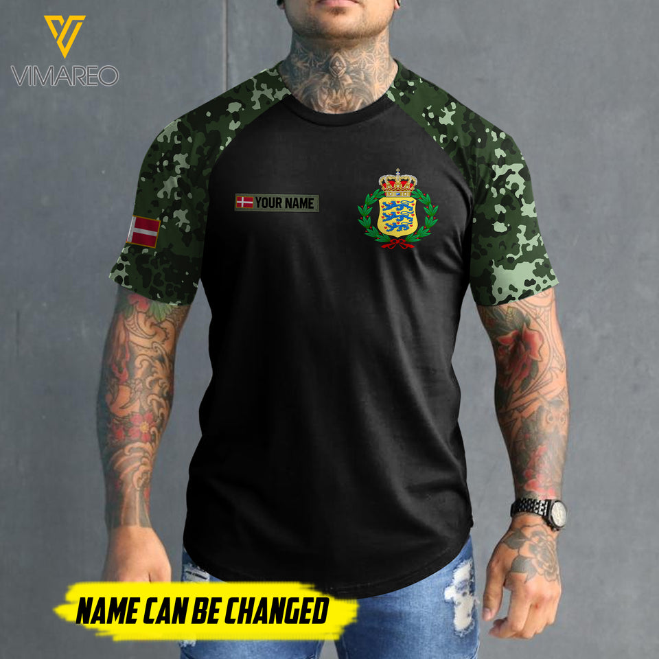 Customized Denmark 3D PRINTED SHIRT 2107MQ