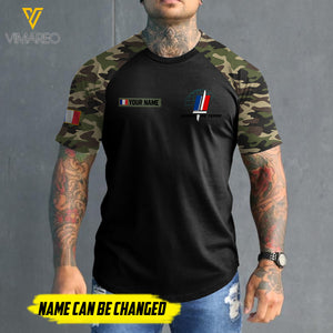 Customized France 3D PRINTED SHIRT 2107MQ