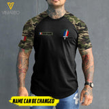 Customized France 3D PRINTED SHIRT 2107MQ