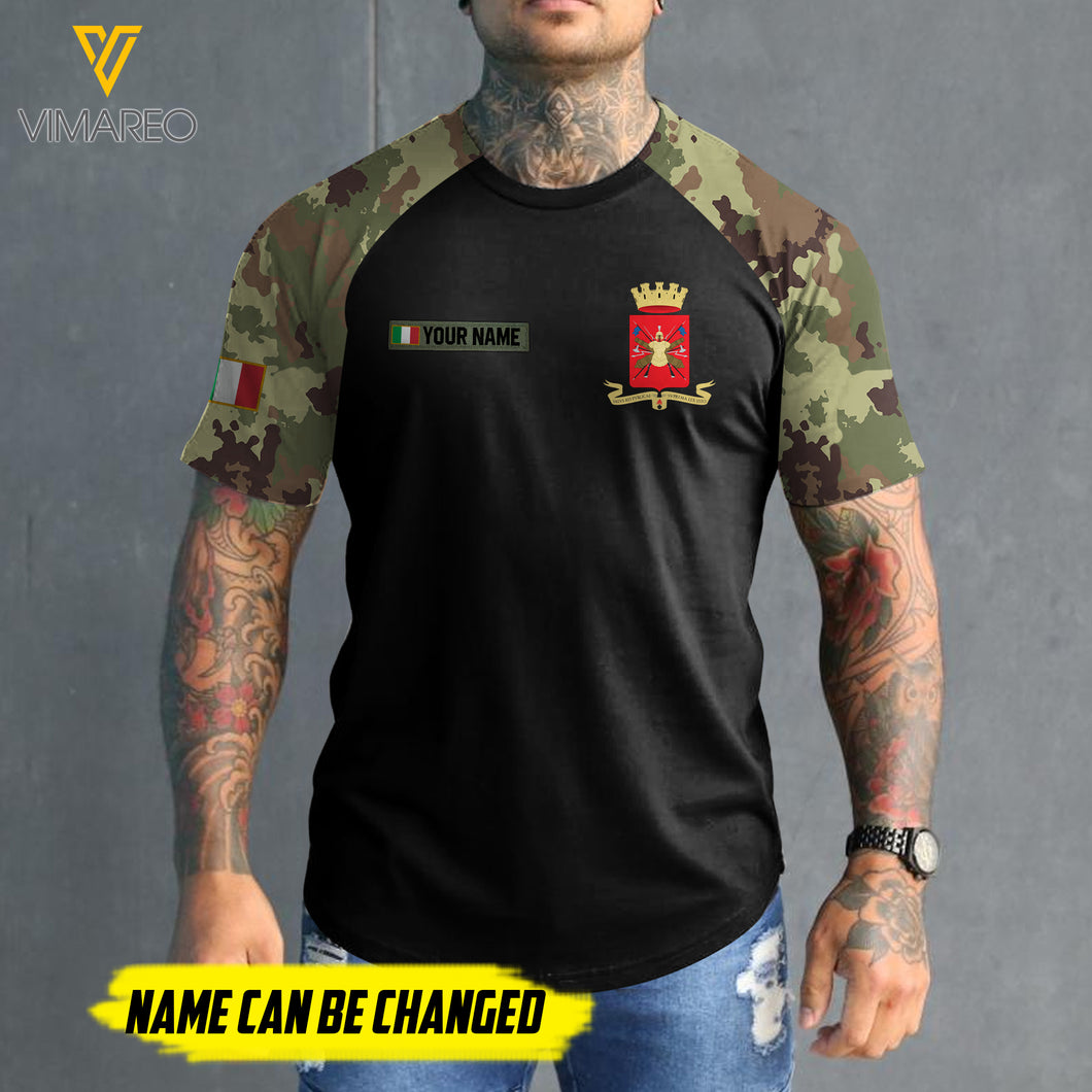 Customized Italy 3D PRINTED SHIRT 2107MQ