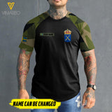 Customized Sweden 3D PRINTED SHIRT 2207MQ