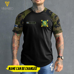 Customized Finland 3D PRINTED SHIRT 2407MQ