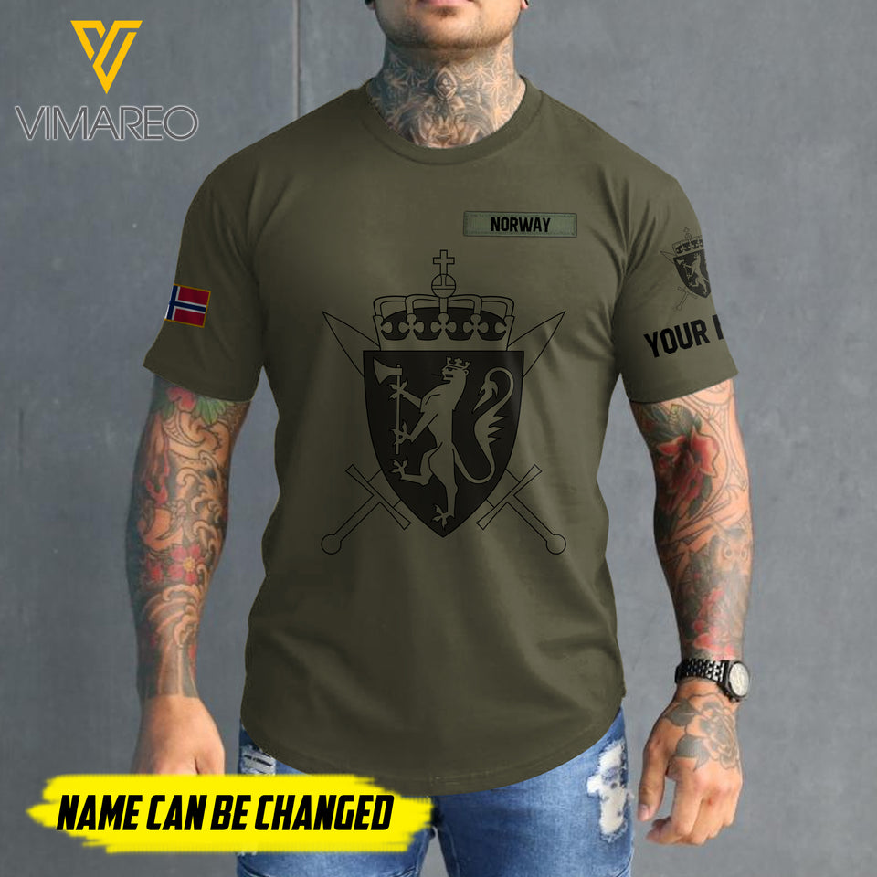 Customized Norway 3D PRINTED SHIRT 2207MQ