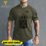 Customized Sweden 3D PRINTED SHIRT 2207MQ
