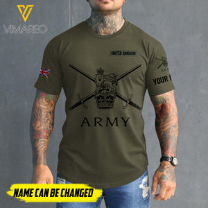 Customized UK UNITED KINGDOM 3D PRINTED SHIRT 2207MQ