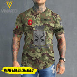 Customized Italy 3D PRINTED SHIRT 2107MQ
