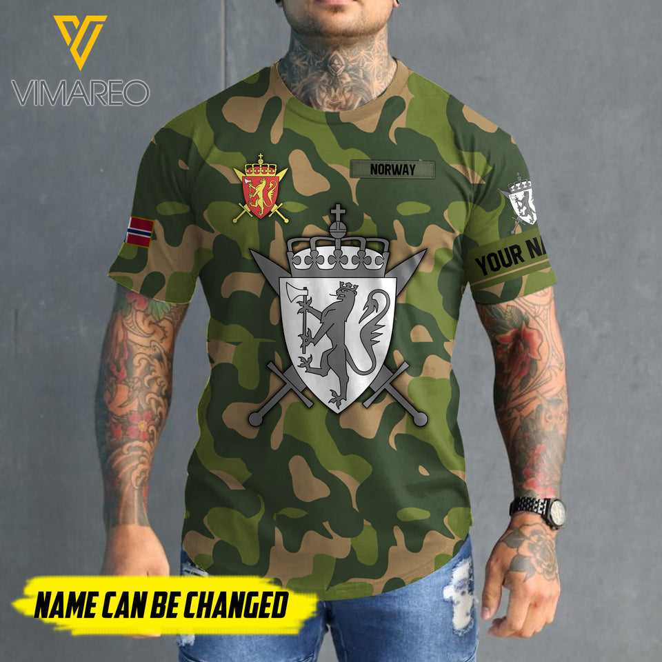 Customized Norway 3D PRINTED SHIRT 2207MQ