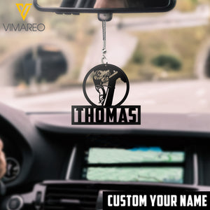 PERSONALIZED Arborist CAR HANGING ORNAMENT