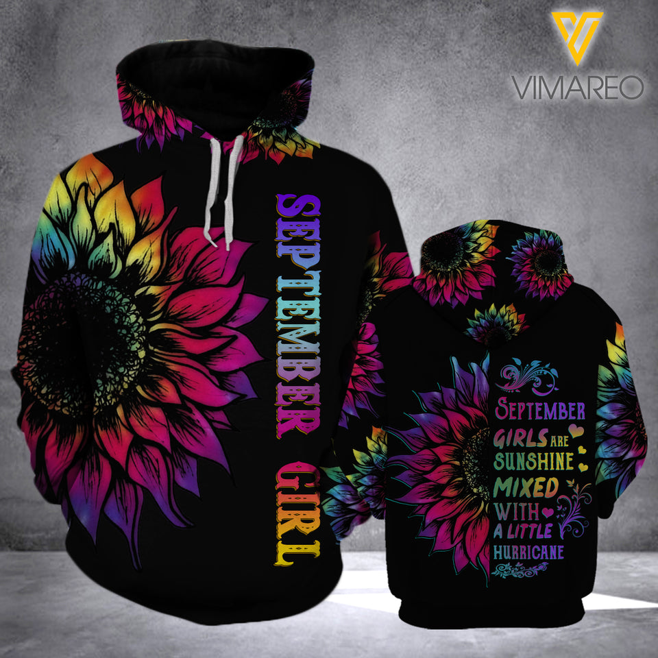 KHMD SEPTEMBER GIRLS HURRICANE HOODIE 3D PRINTED