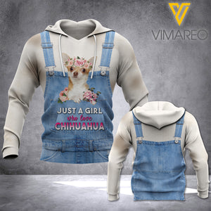 Chihuahua HOODIE 3D TPM yem