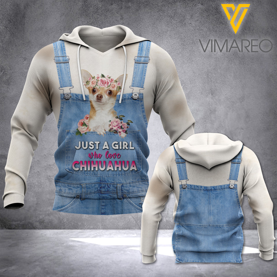 Chihuahua HOODIE 3D TPM yem